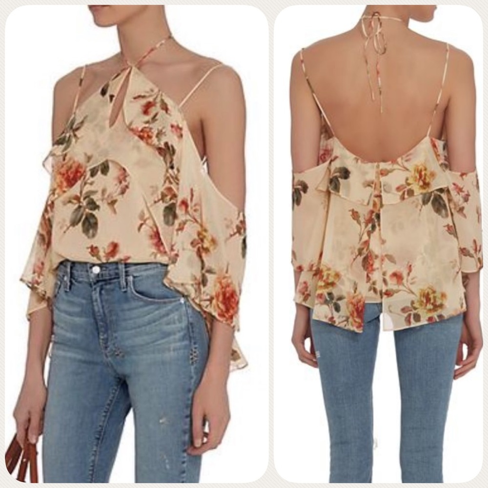 INTERMIX Ally floral Cami top